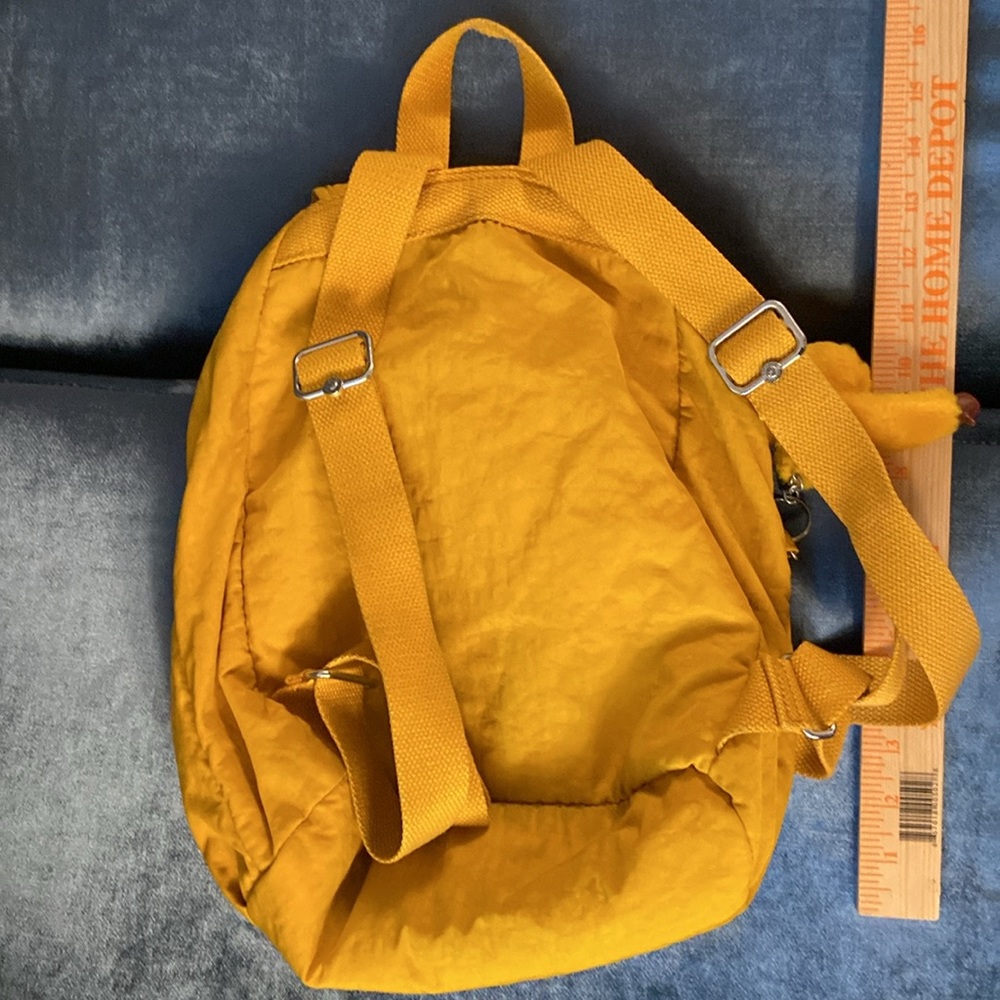 Kipling Yellow Mini Backpack - Picture 2 of 12